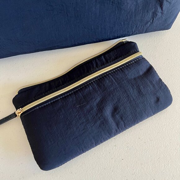 Stella & Dot Zip-it Navy Convertible Tote Bag - Picture 5 of 8